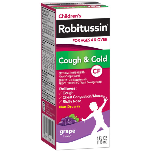 Robitussin® Grape Cough & Cold CF for Children 4fl. oz.