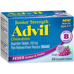 Junior Strength Advil® Grape Chewable Tablets 24ct.