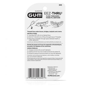 GUM® Eez-Thru® Floss Threaders 25ct.