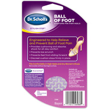 Load image into Gallery viewer, Dr. Scholl’s® Stylish Step® Ball of Foot Cushions for High Heels