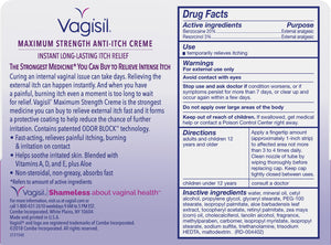 Vagisil® Maximum Strength Anti-Itch Creme 1oz.