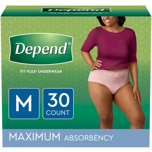 Depend® For Women Fit-Flex Underwear Maximum Absorbency Medium 30ct.