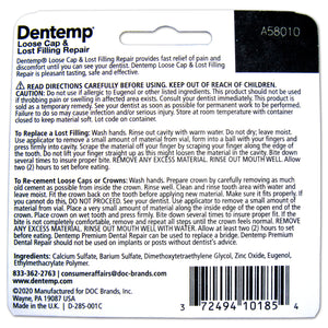 Dentemp® Loose Cap & Lost Filling Repair