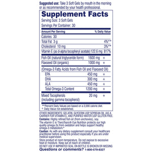 TheraTears® 1200 mg Omega-3 Eye Nutrition Softgels 90ct.