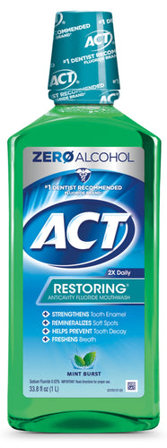 ACT Anticavity Alcohol-Free Formula Mouthwash 18fl. oz.