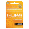Trojan® Stimulations Ultra Ribbed Premium Lubricant Condoms 3ct