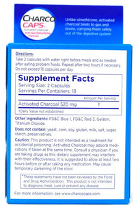 Charco-Caps® Anti-Gas Detoxifying Formula Capsules 30ct.