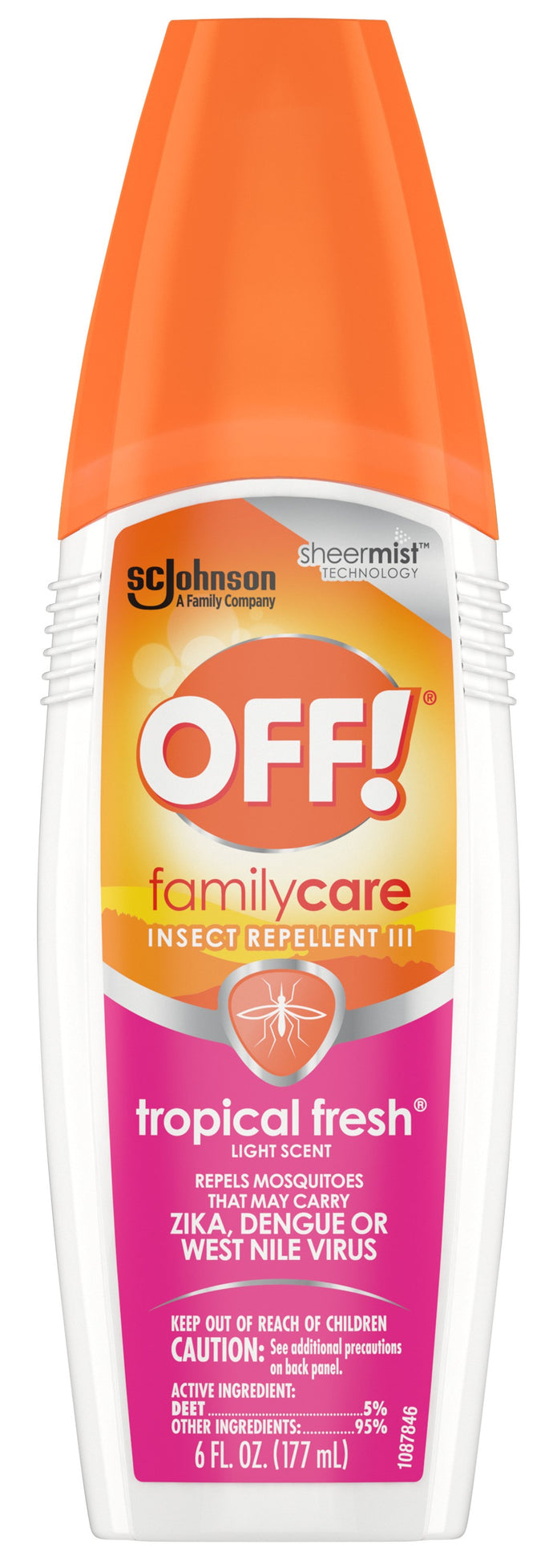 OFF!® Family Care Tropical Fresh® Insect Repellent Spray 6fl. oz.