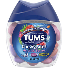 Cargar imagen en el visor de la galería, TUMS® Antacid Assorted Berry Chewy Bites 32ct.