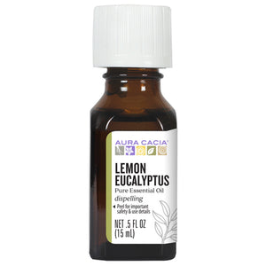 Aura Cacia Lemon Eucalyptus Essential Oil 0.5 oz.