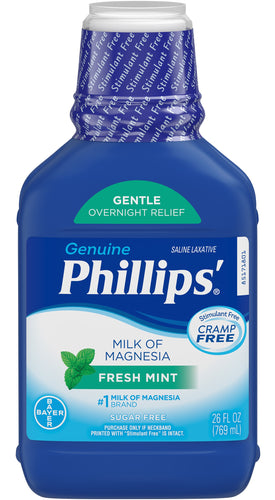 Phillips'® Milk of Magnesia Fresh Mint Saline Laxative 26fl. oz.