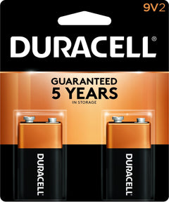 Duracell® 9V Coppertop Alkaline Batteries 2ct.