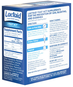 Lactaid® Fast Act Vanilla Twist Chewable Tablets 32ct.