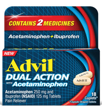 Cargar imagen en el visor de la galería, Advil Dual Action with Acetaminophen Caplets