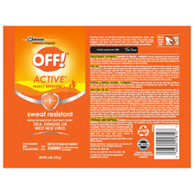 Load image into Gallery viewer, OFF!® Active® Sweat Resistant Insect Repellent Spray 6oz.
