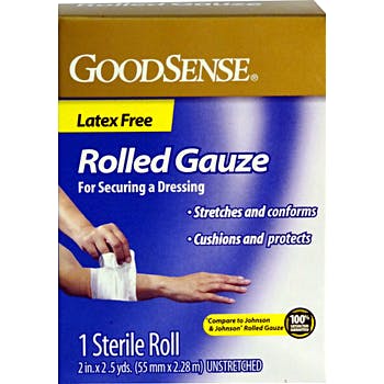 GoodSense® Rolled Gauze 2in x 2.5yds