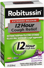 Load image into Gallery viewer, Robitussin® Extended-Release 12HR Cough Relief Liquid For Adults 3oz