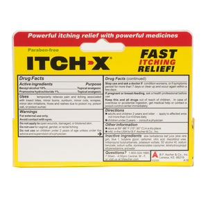 Itch-X Fast-Acting Anti-Itch Gel 1.25 Oz