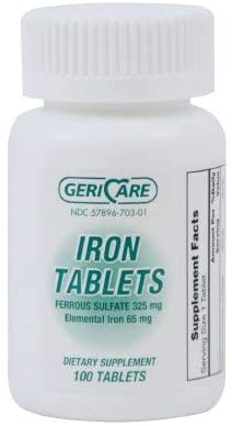 Geri-Care® Iron Supplement Tablets 100ct.