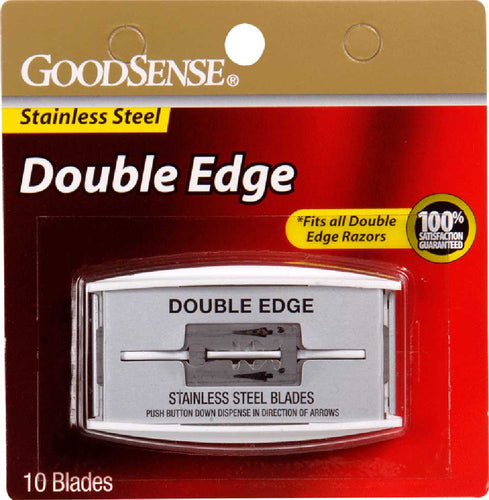GoodSense® Double Edge Stainless Steel Razor 10ct.