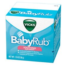 Cargar imagen en el visor de la galería, Vicks® BabyRub™ Soothing Ointment 1.76oz.