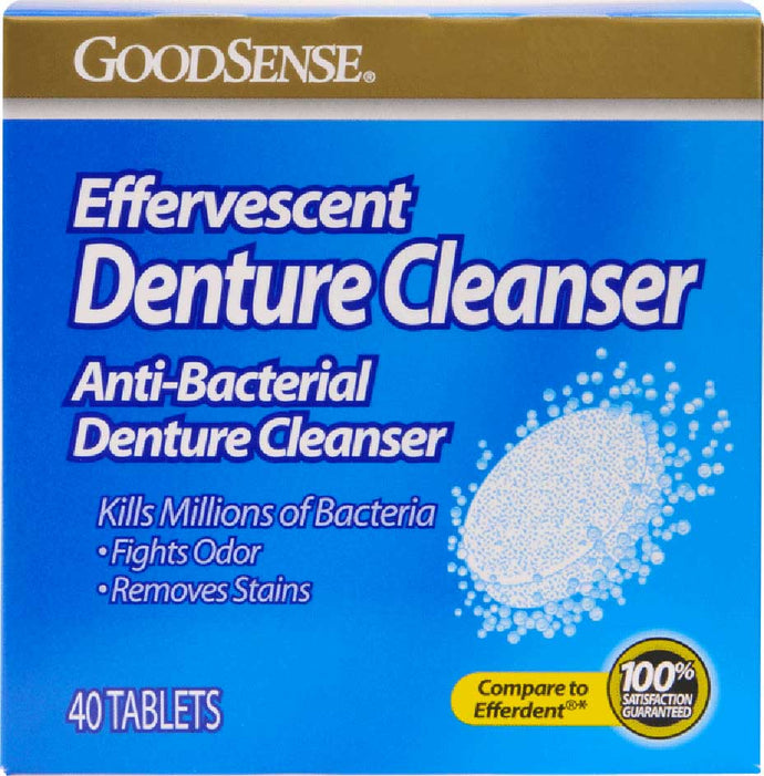 GoodSense® Effervescent Denture Cleanser 40ct.