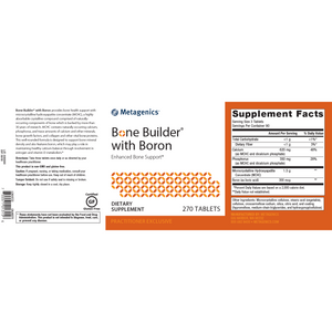 Metagenics® Bone Builder with Boron Tablets 270ct.