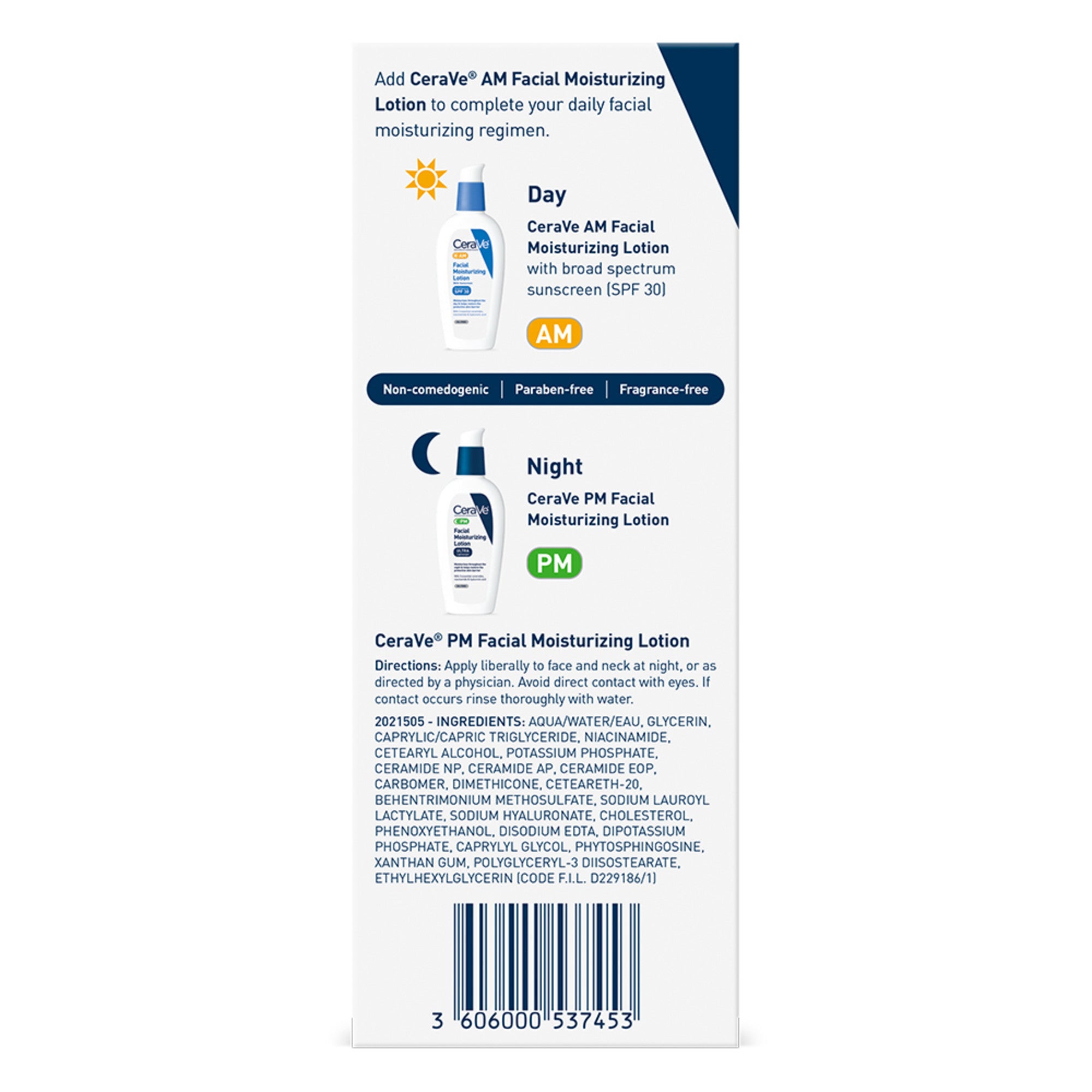 CeraVe® PM Ultra Lightweight Facial Moisturizing Lotion 3fl. oz