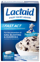 Cargar imagen en el visor de la galería, Lactaid® Fast Act Lactase Enzyme Caplets 60ct.