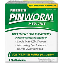 Load image into Gallery viewer, Reese&#39;s Pinworm Medicine 1fl. oz.