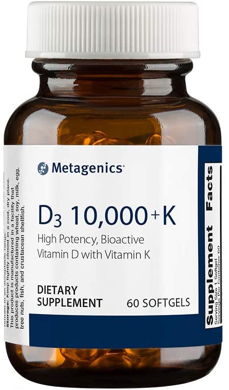 Metagenics® D3 10,000+K Softgels 60ct.