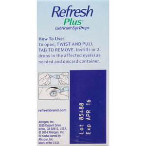 Refresh® Plus® Preservative Free Lubricant Eye Drops