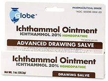 Cargar imagen en el visor de la galería, Globe® Ichthammol Ointment Advanced Drawing Salve 1oz
