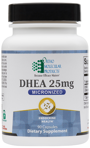 Ortho Molecular® DHEA 25mg Micronized Capsules 90ct.