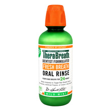 Cargar imagen en el visor de la galería, TheraBreath® Fresh Breath Mild Mint Oral Rinse 16fl. oz.