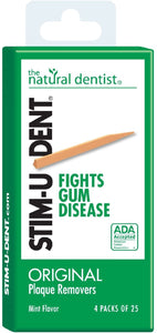 The Natural Dentist STIM-U-DENT® Original Plaque Removers 100ct