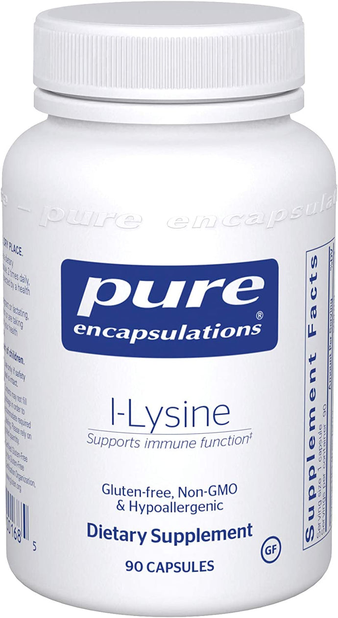 Pure Encapsulations® l-Lysine 500mg Capsules 90ct.
