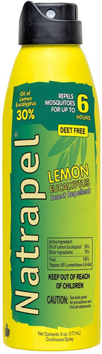 Natrapel® Deet Free Lemon Eucalyptus Insect Repellent Spray 6oz.