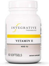 Cargar imagen en el visor de la galería, Integrative Therapeutics® Vitamin E 400IU Softgels 60ct.