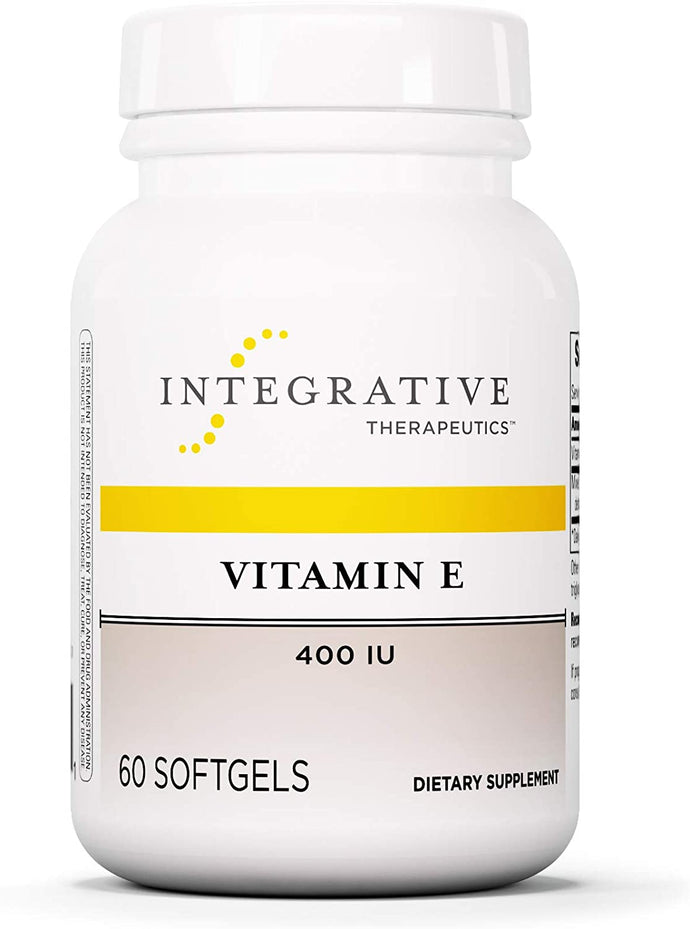 Integrative Therapeutics® Vitamin E 400IU Softgels 60ct.