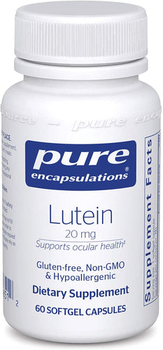 Pure Encapsulations® Lutein 20mg Softgels 60ct.