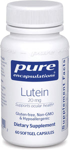 Pure Encapsulations® Lutein 20mg Softgels 60ct.