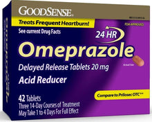 Load image into Gallery viewer, GoodSense® Omeprazole Delayed Release Acid Reducer Tablets