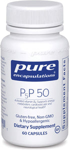 Pure Encapsulations® P5P50 (activated B-6) Capsules 60ct.