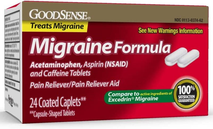 GoodSense® Migraine Caplets 24ct.