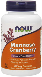 NOW® Mannose Cranberry Capsules 90ct.