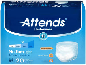 Attends Underwear Extra Absorbency Medium 20ct.