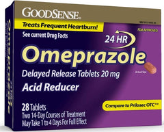 GoodSense® Omeprazole Delayed Release Acid Reducer Tablets