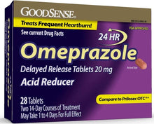 Cargar imagen en el visor de la galería, GoodSense® Omeprazole Delayed Release Acid Reducer Tablets