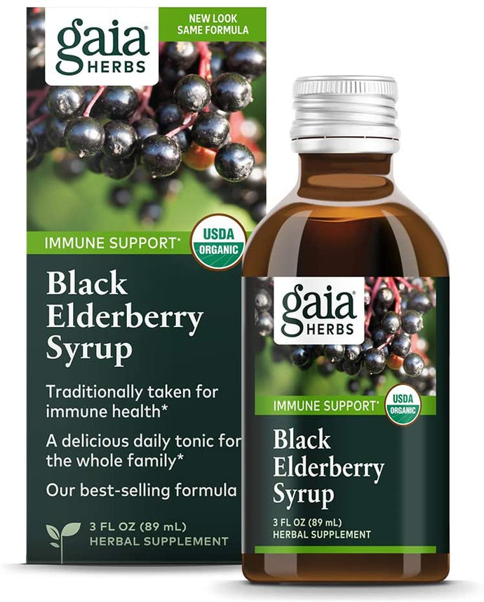 Gaia® Herbs Black Elderberry Syrup